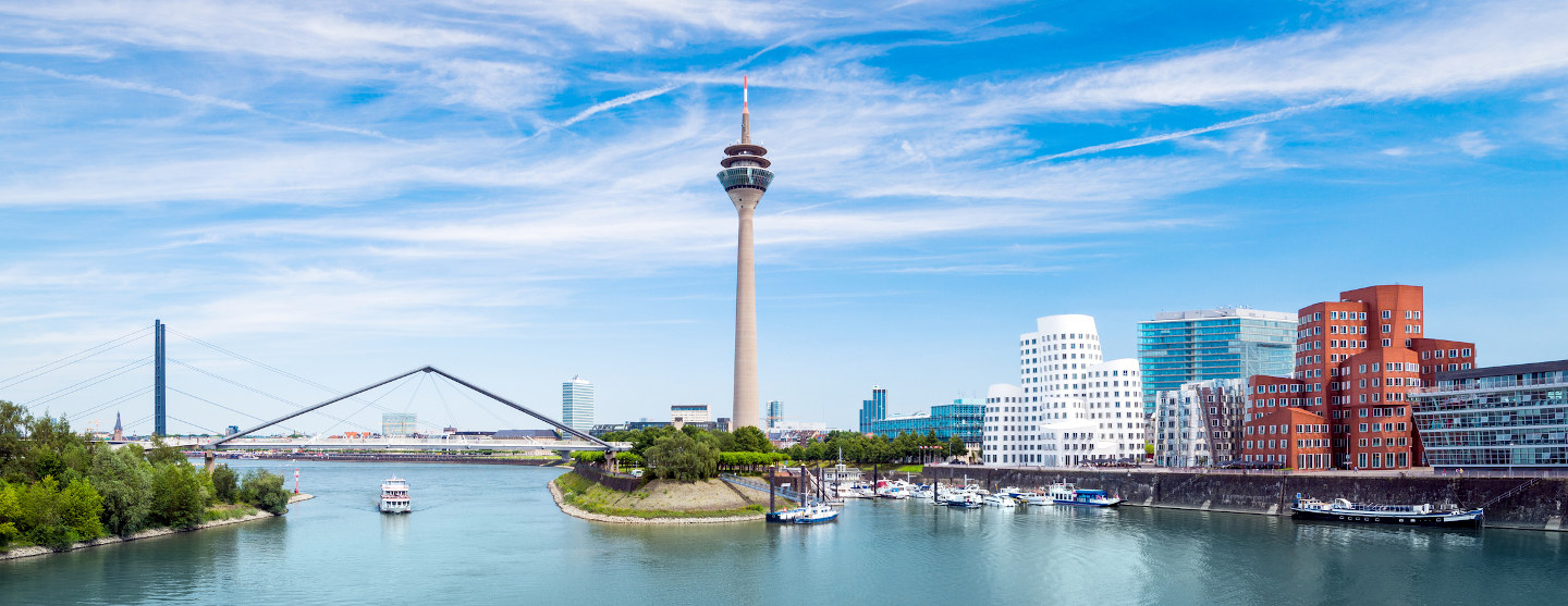 Photo of a city scene in Germany.