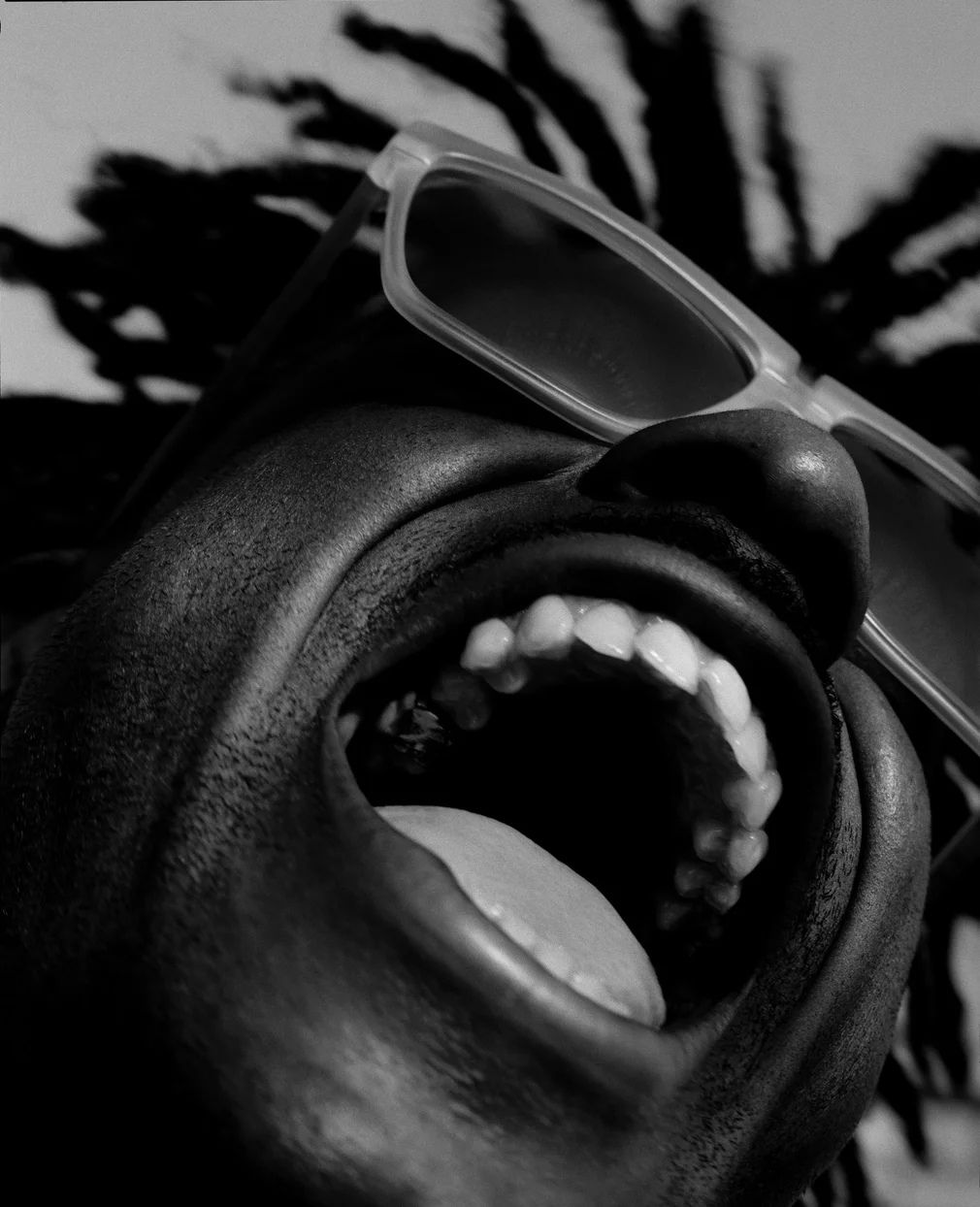 man laughing