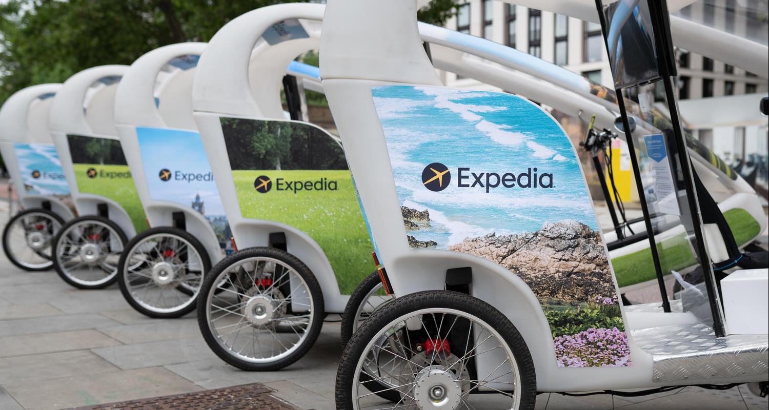 Photo of Expedia vehicles.